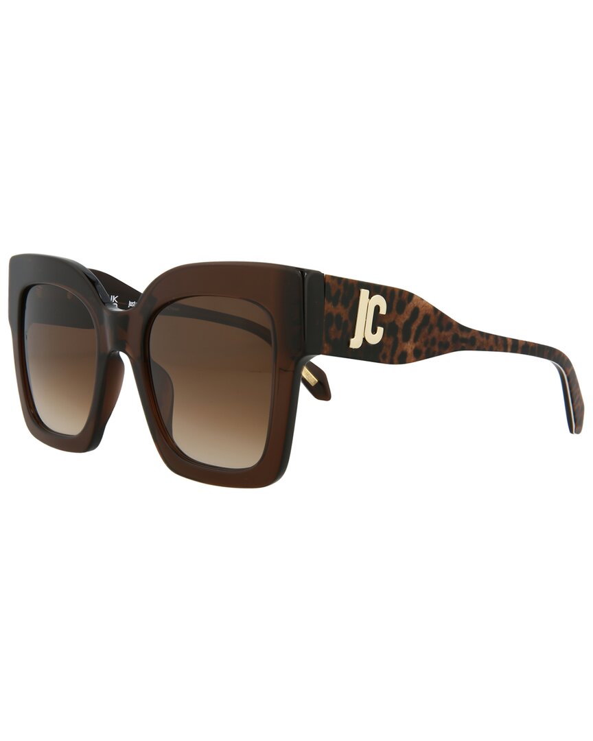 Just Cavalli 52mm Square Sunglasses In Brown