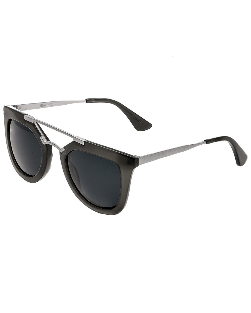 Bertha Ella Acetate Sunglasses In Black / Grey / Spring