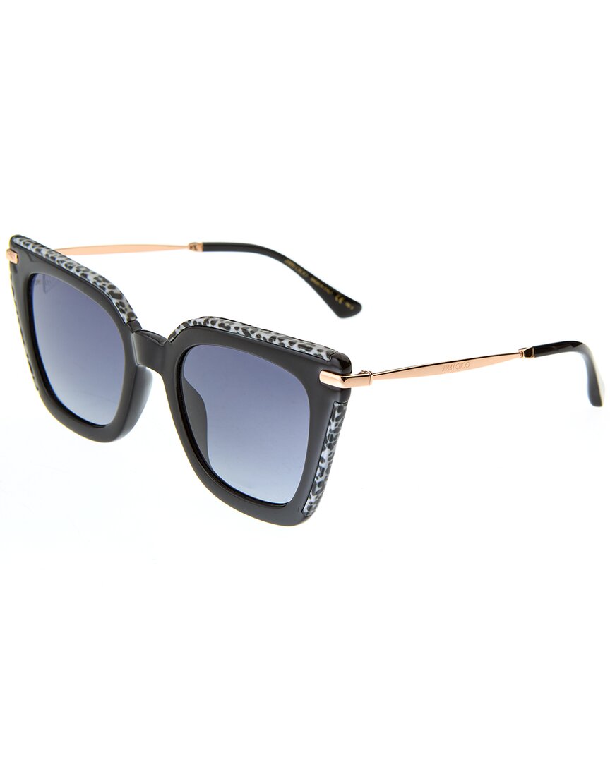 Shop Jimmy Choo Women's Ciara/g/s 52mm Sunglasses In Black