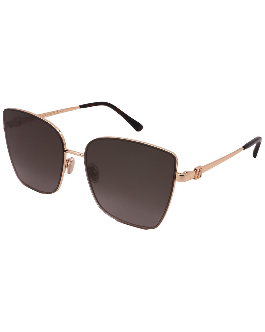 Jimmy Choo Women's Vella/s 59mm Sunglasses In Gold