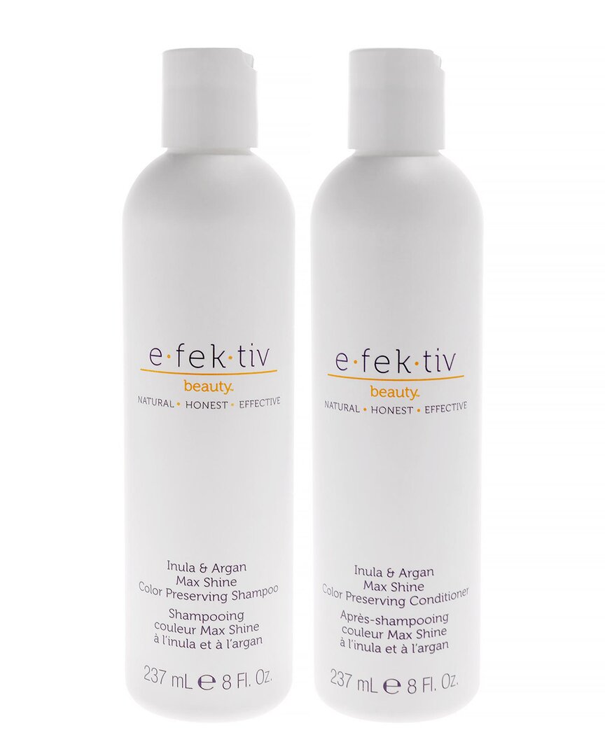 E.fek.tiv Unisex 2pc Inula Plus Argan Max Shine Color Preserving Kit