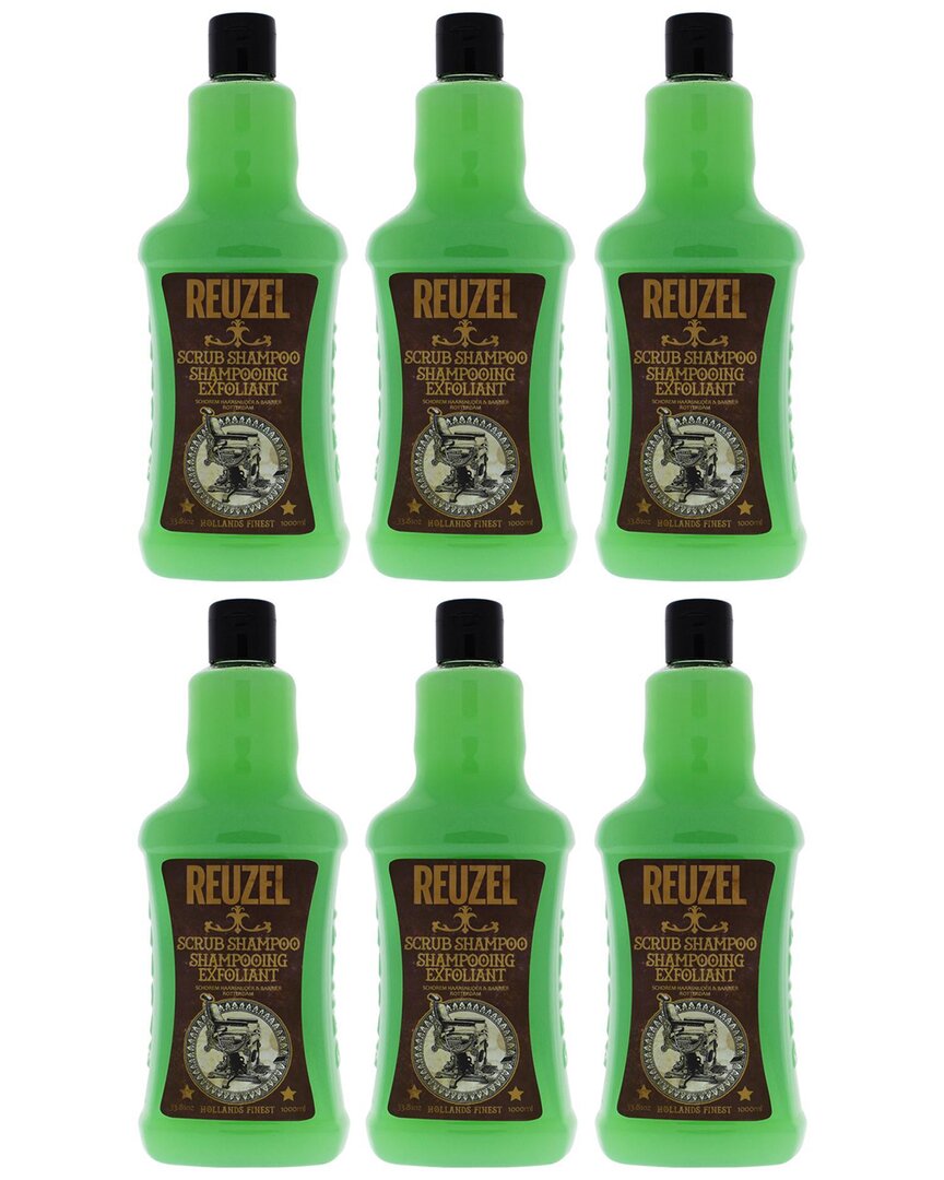 Reuzel Men's 33.81oz Scrub Shampoo - Pack Of 6