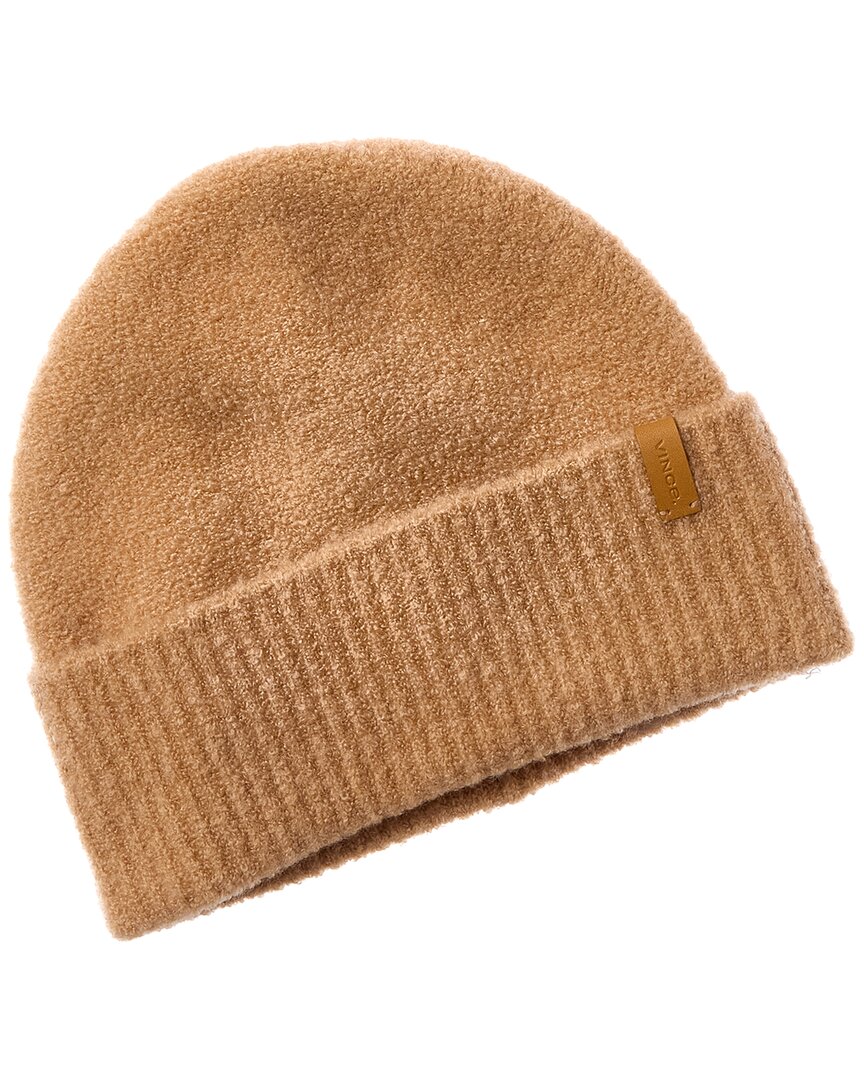 Vince Boucle Cuffed Wool & Cashmere-Blend Hat Women