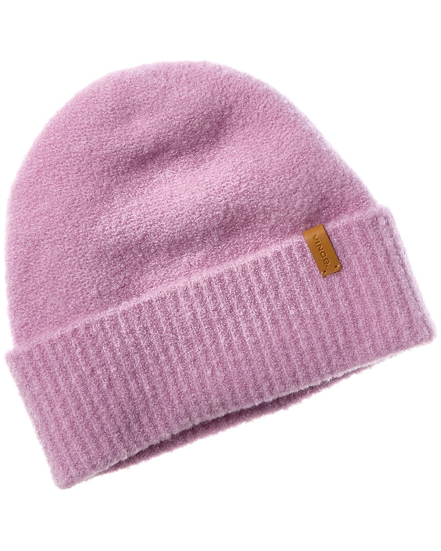 Vince Boucle Cuffed Wool & Cashmere-Blend Hat Women display picture 2