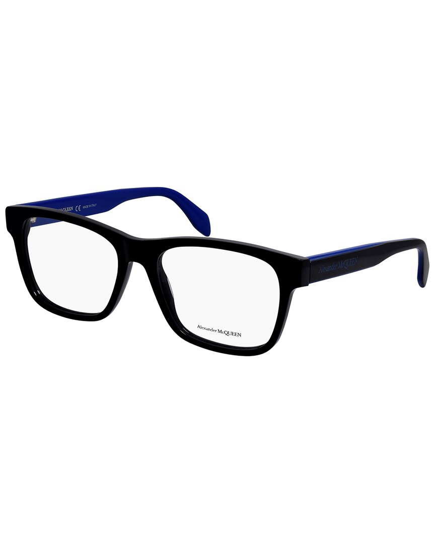 Alexander Mcqueen Unisex Am0307o 55mm Optical Frames In Black