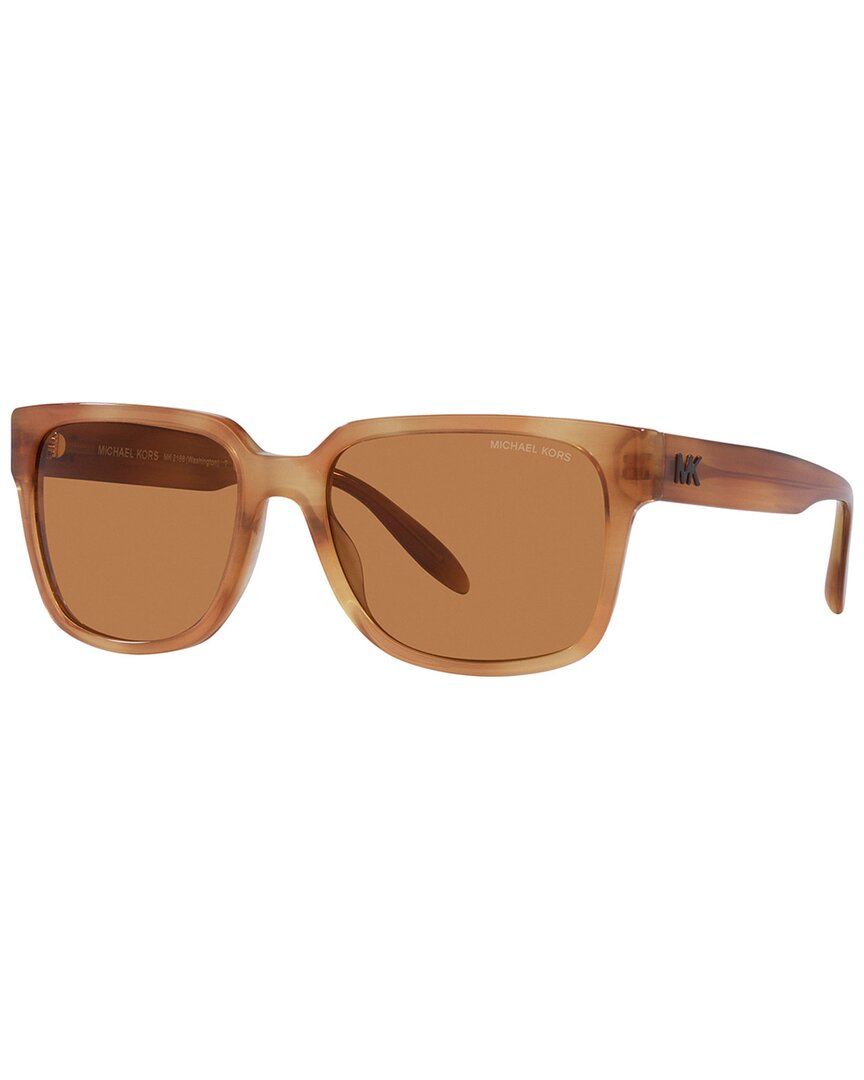 michael kors men's mk2188 57mm sunglasses