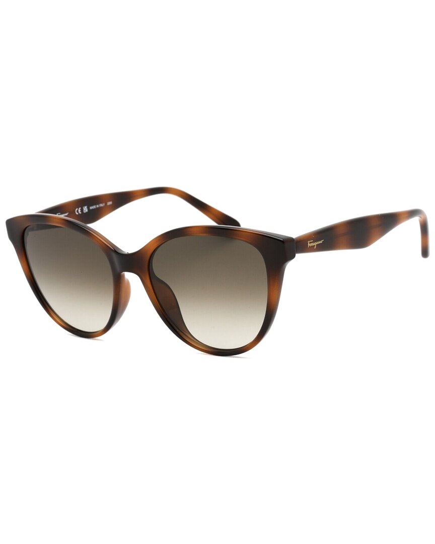 Ferragamo Women's Sf1073s 54mm Sunglasses In Brown
