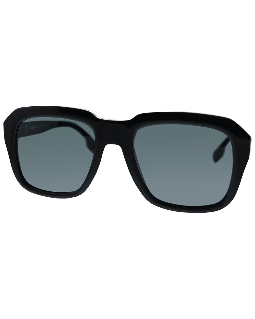Burberry Unisex Be4350 55mm Sunglasses In Black