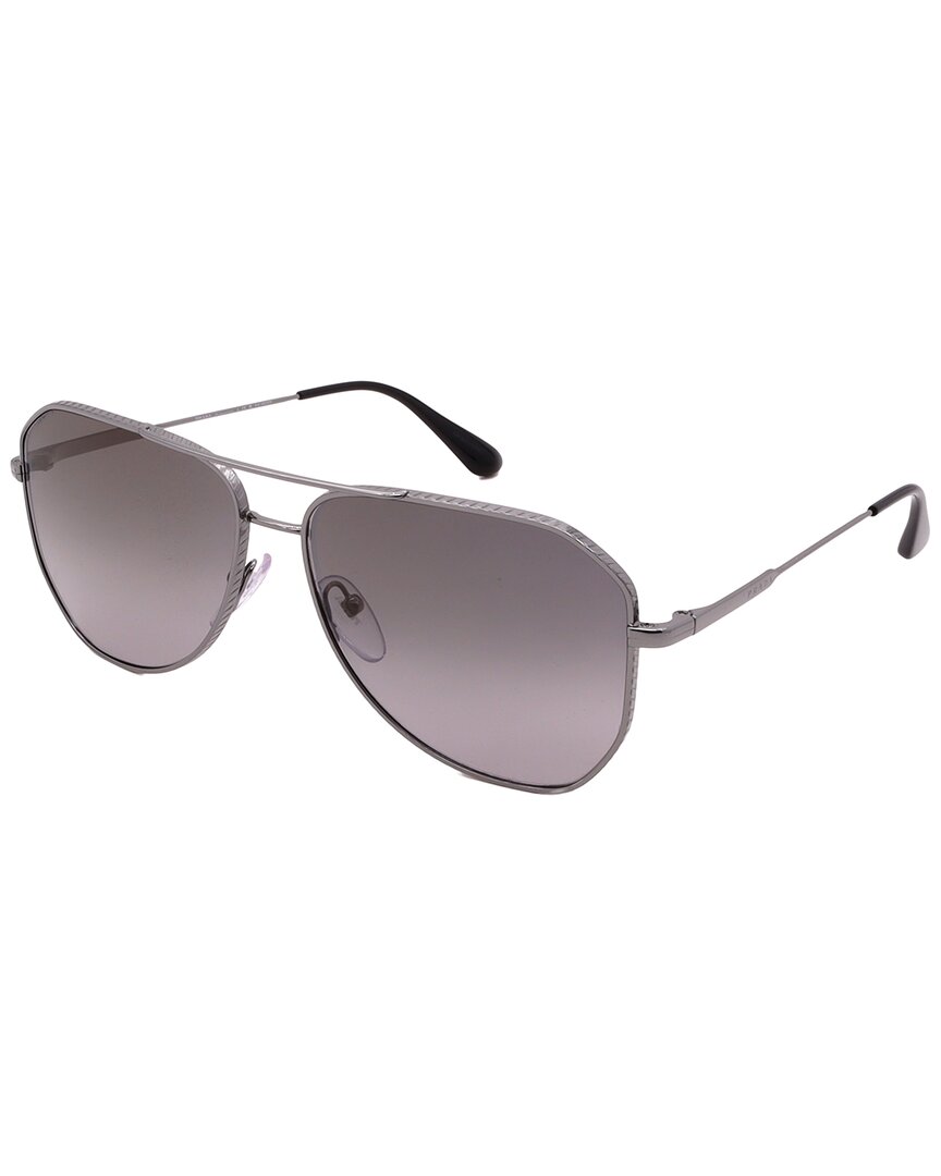 Prada Unisex Pr63xs 61mm Polarized Sunglasses In Grey