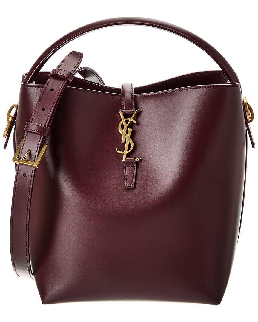 Saint Laurent Le 37 Leather Bucket Bag