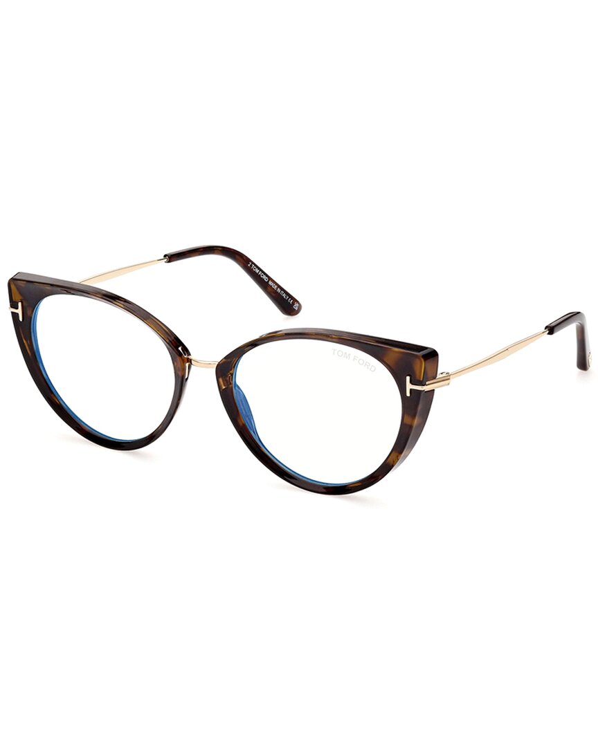 Tom Ford Women's Ft5815-b 54mm Sunglasses In Brown