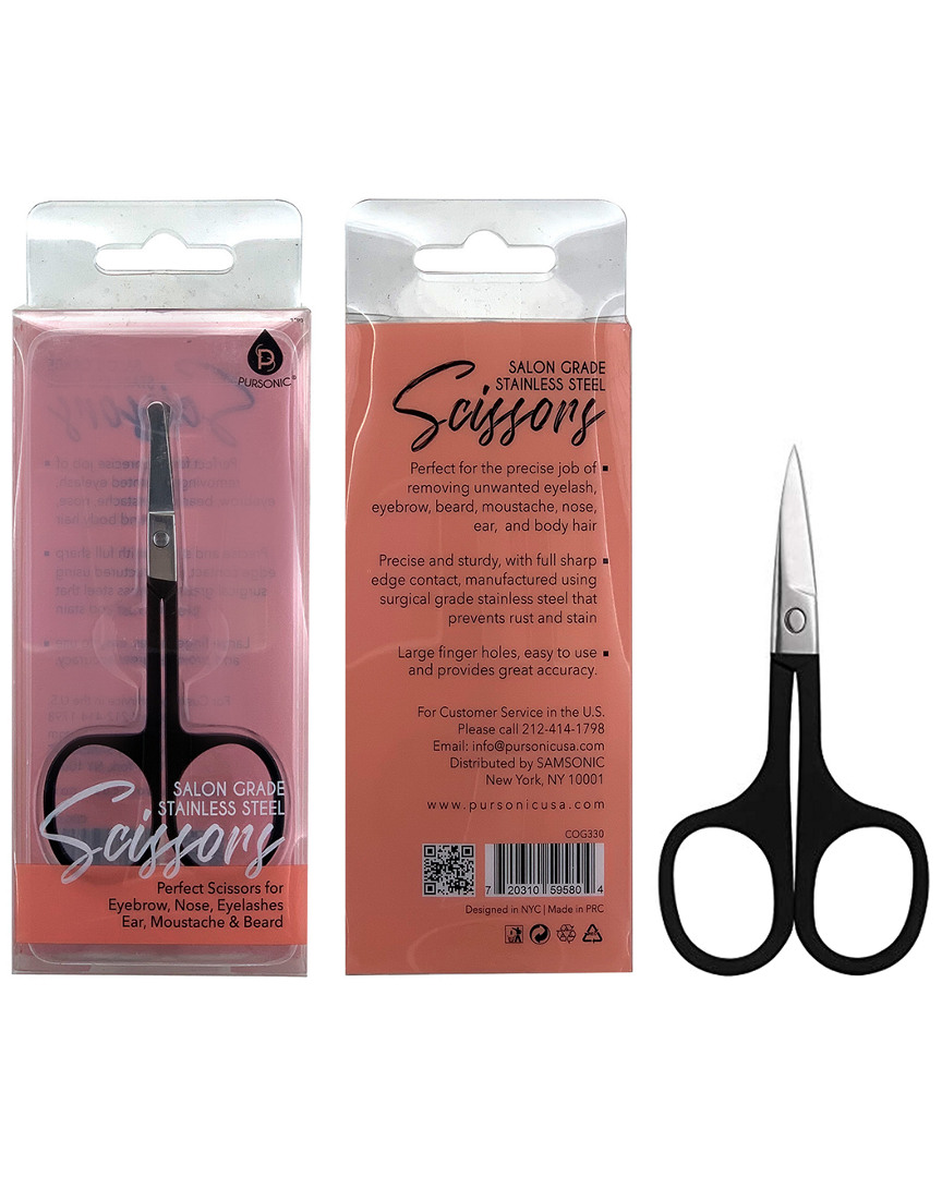 Pursonic Salon Grade Stainless Steel Scissors In White