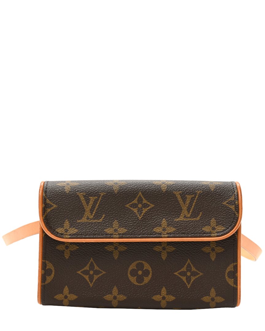 Pre-owned Louis Vuitton Monogram Canvas Pochette Florentine S (authentic )