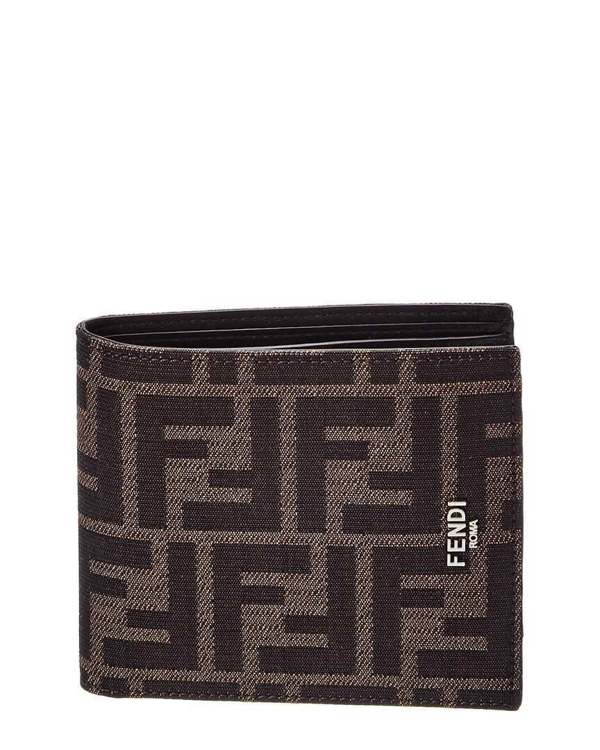 Fendi Ff Card Case In Brown