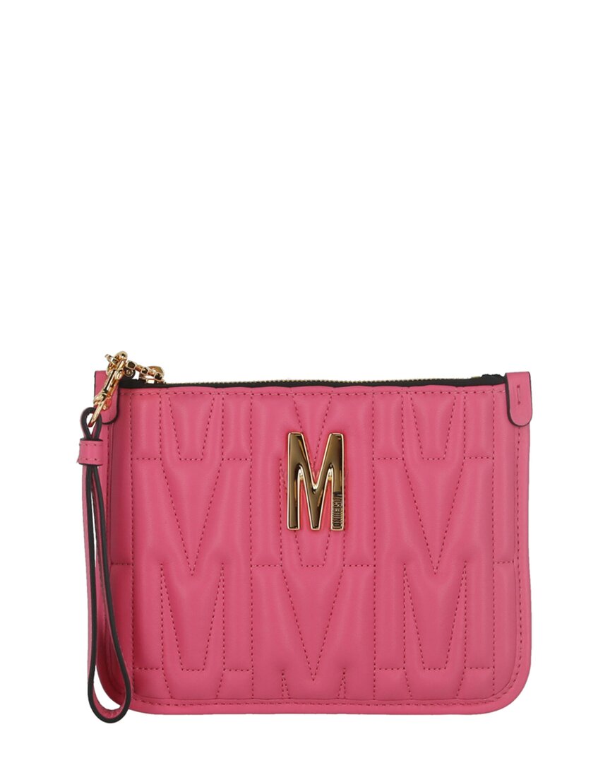 Moschino Wristlet In Pink