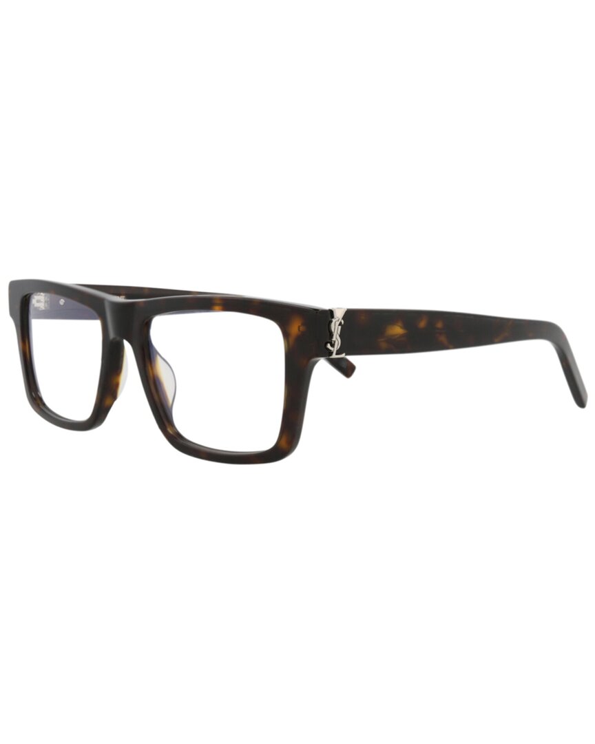 Saint Laurent Men's Slm10b 52mm Optical Frames In Brown