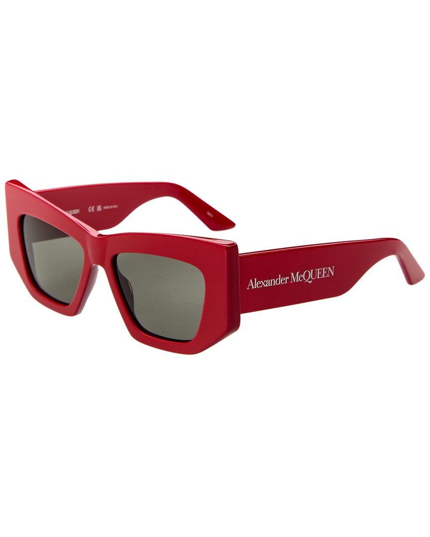 Alexander Mcqueen Women's 53mm Sunglasses In Red