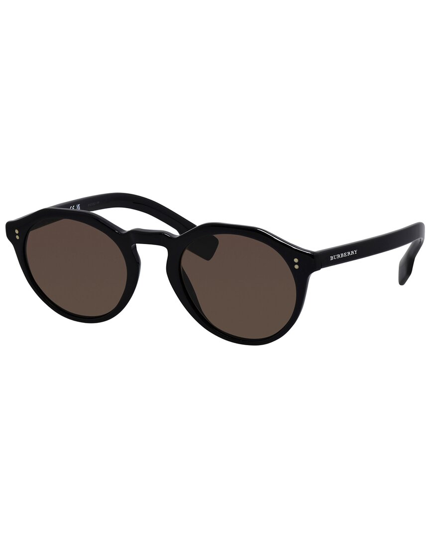Burberry Unisex 50mm Sunglasses In Black
