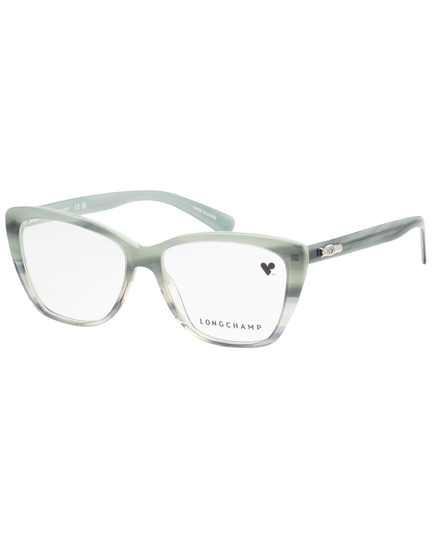 Longchamp Women's Lo2705 53mm Optical Frames In Green