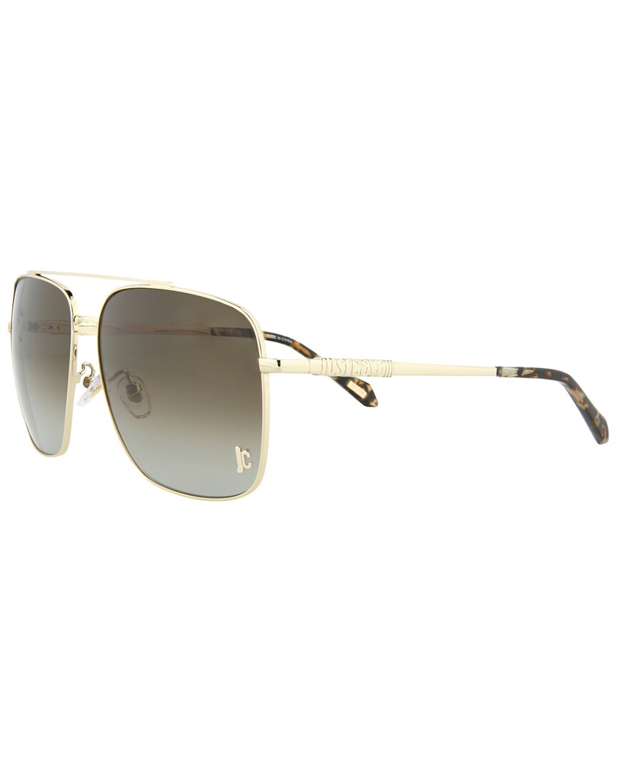 Shop Just Cavalli Unisex Sjc030k 61mm Polarized Sunglasses In Gold