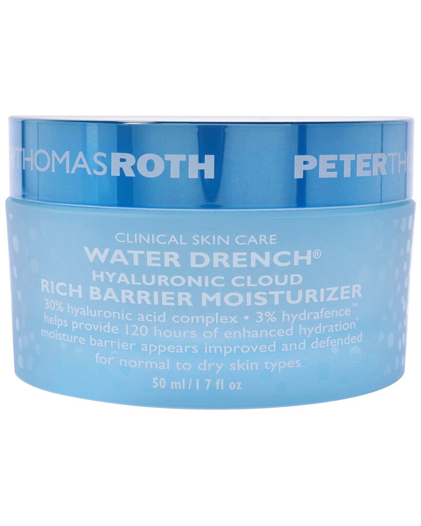 Peter Thomas Roth 1.7oz Water Drench Hyaluronic Cloud Rich Barrier Moisturizer In Blue