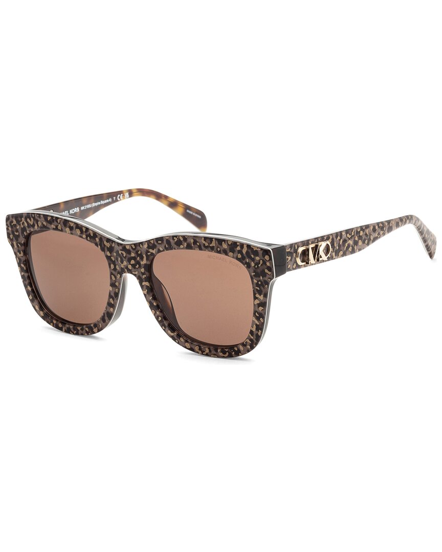 Shop Michael Kors Women's Mk2193u 52mm Sunglasses In Brown