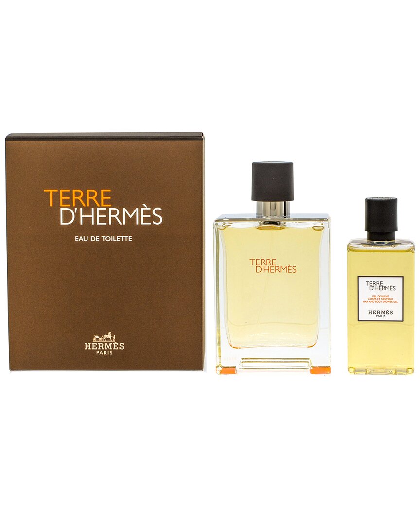 Hermes Hermès Men's 2pc Terre D'hermès Gift Set In White