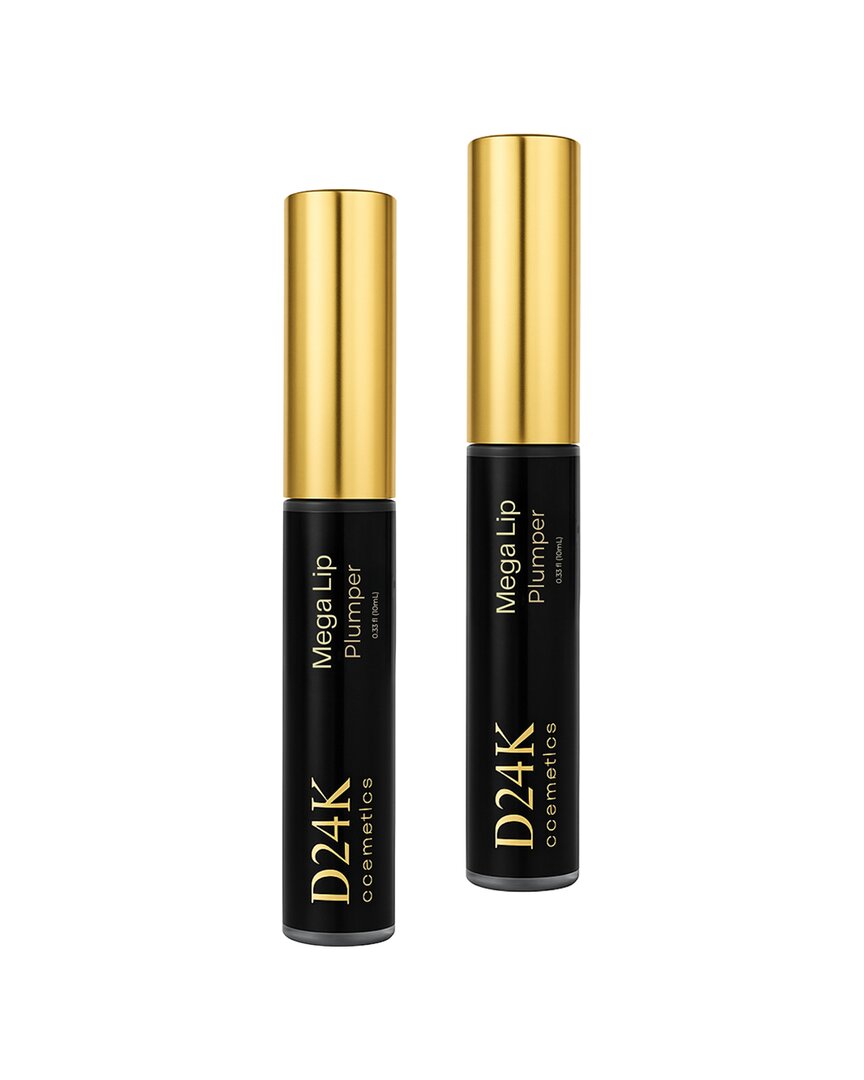 D24k Unisex 0.33oz 2pk Mega Lip Plumper-instant Full Lips