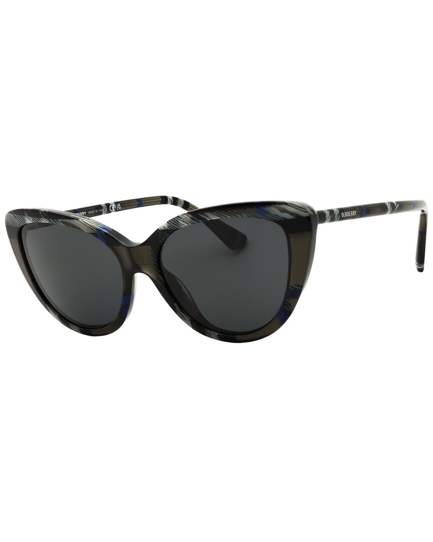 Burberry Women's Dark/Grey Be4457 55Mm Sunglasses