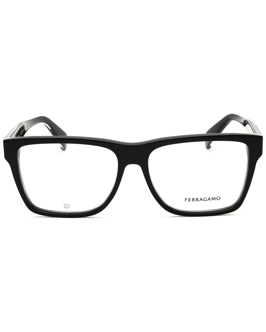 Ferragamo Unisex 56mm Optical Frames In Black