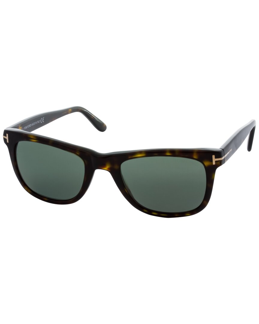 Tom Ford Unisex Leo 52mm Sunglasses In Green