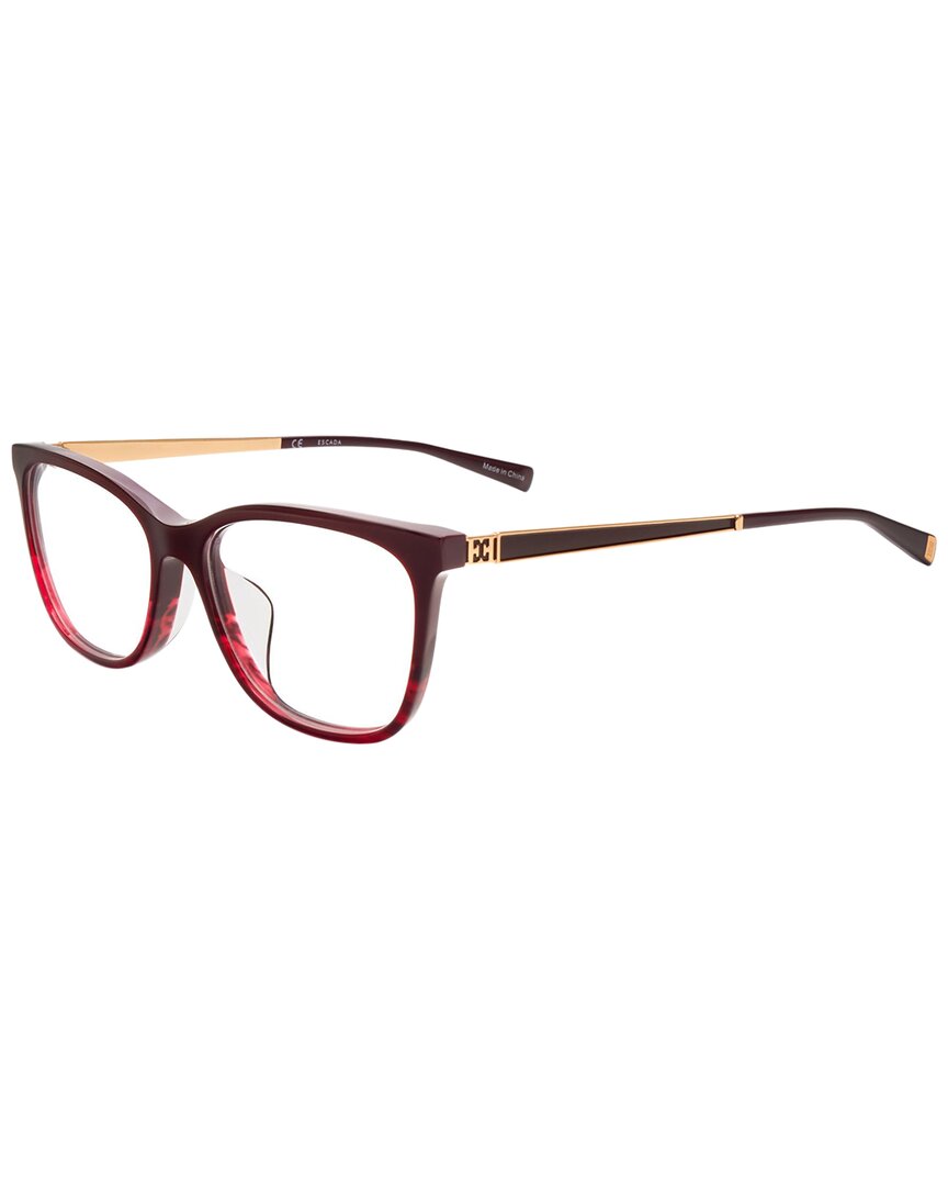 Escada Women's Vesa84f 53mm Optical Frames In Red