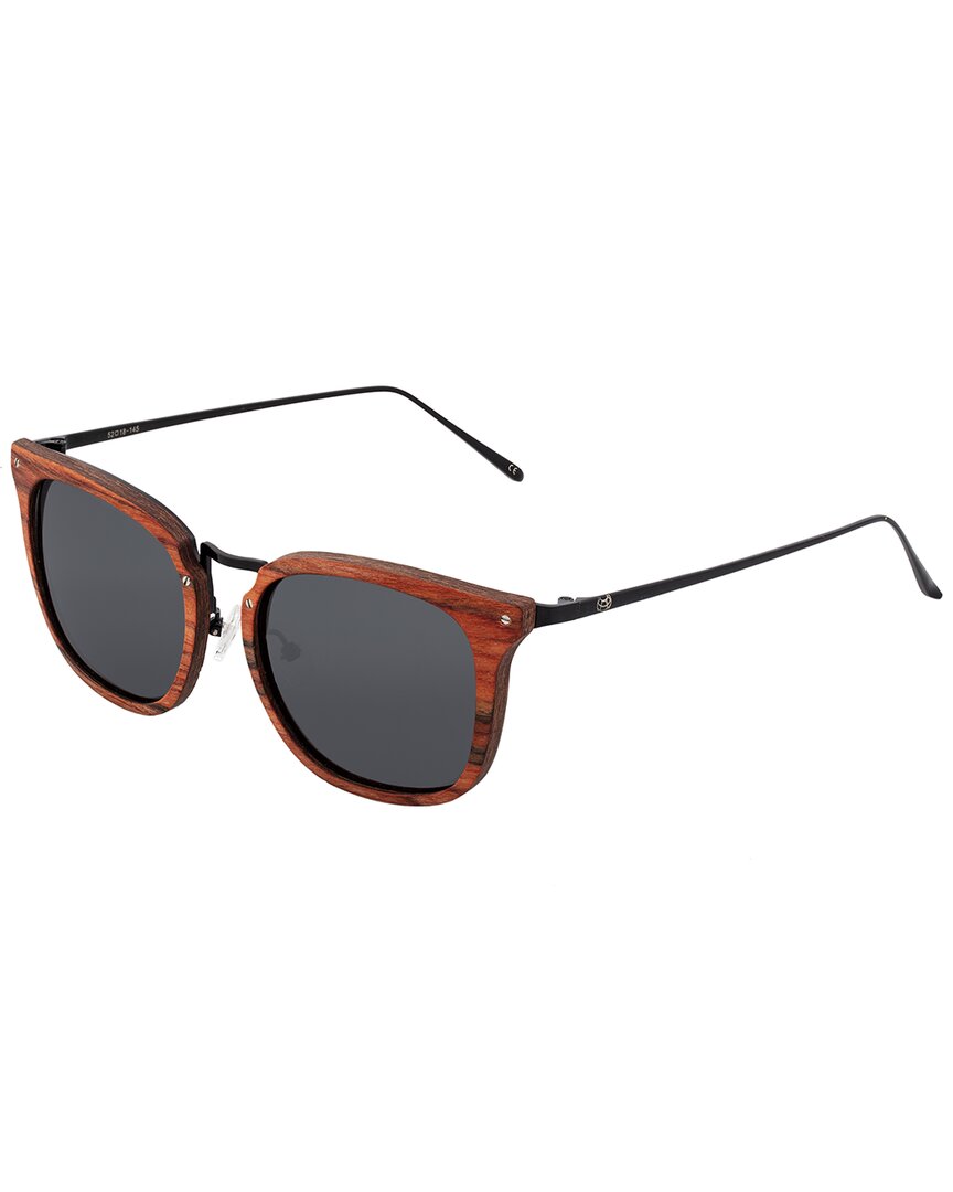 Earth Wood Unisex Nosara 52mm Polarized Sunglasses