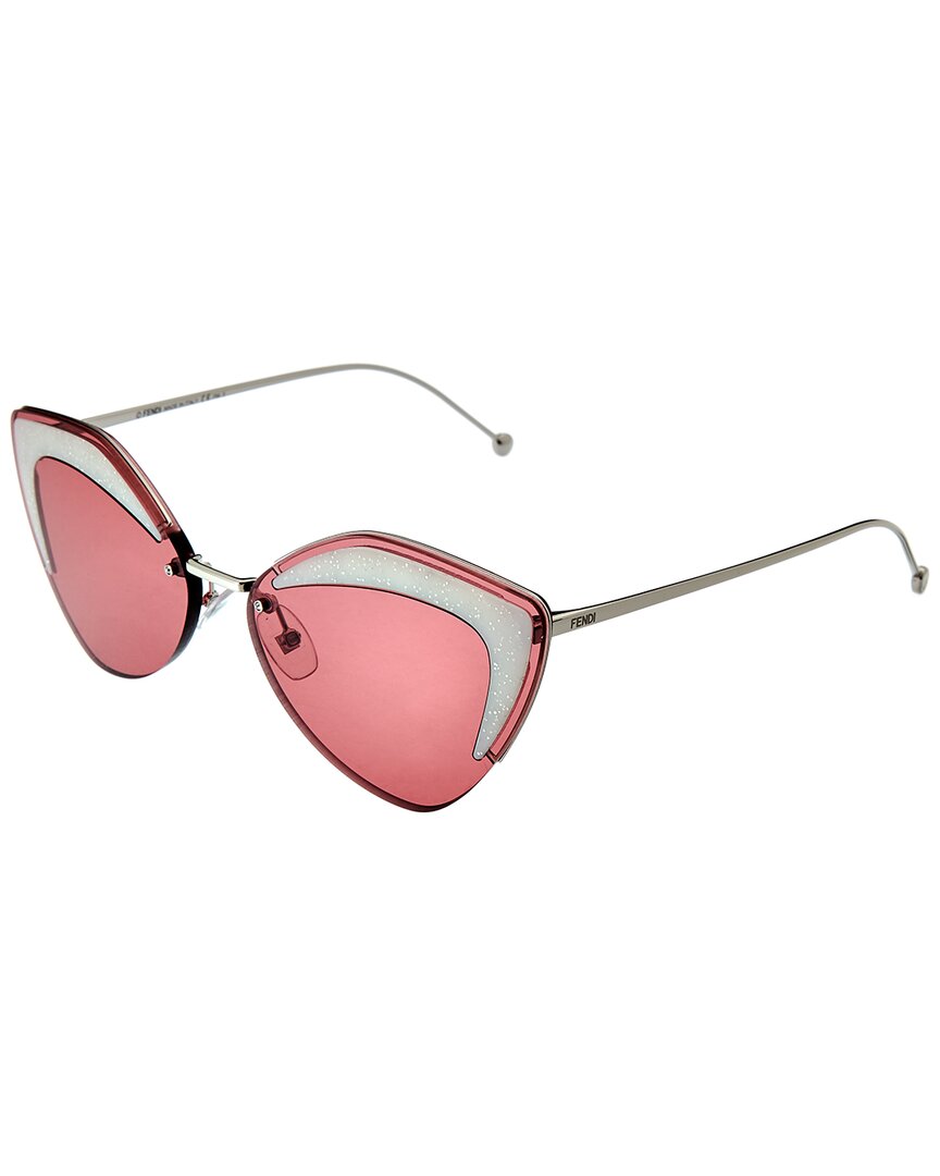 Fendi Women's Ff0355/s 66mm Sunglasses In Silver