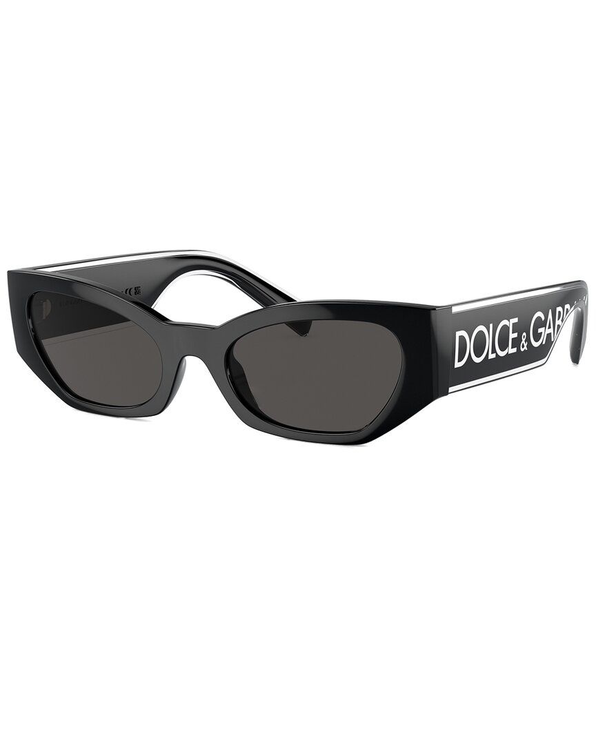 Dolce & Gabbana Dolce And Gabbana Dg6186 501/87 52 In Black
