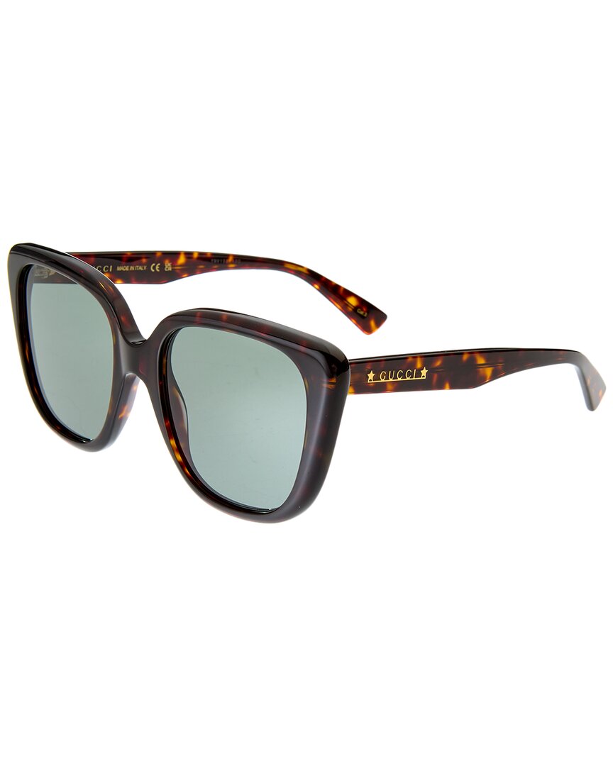 Shop Gucci Women's Gg1169s 54mm Sunglasses In Green