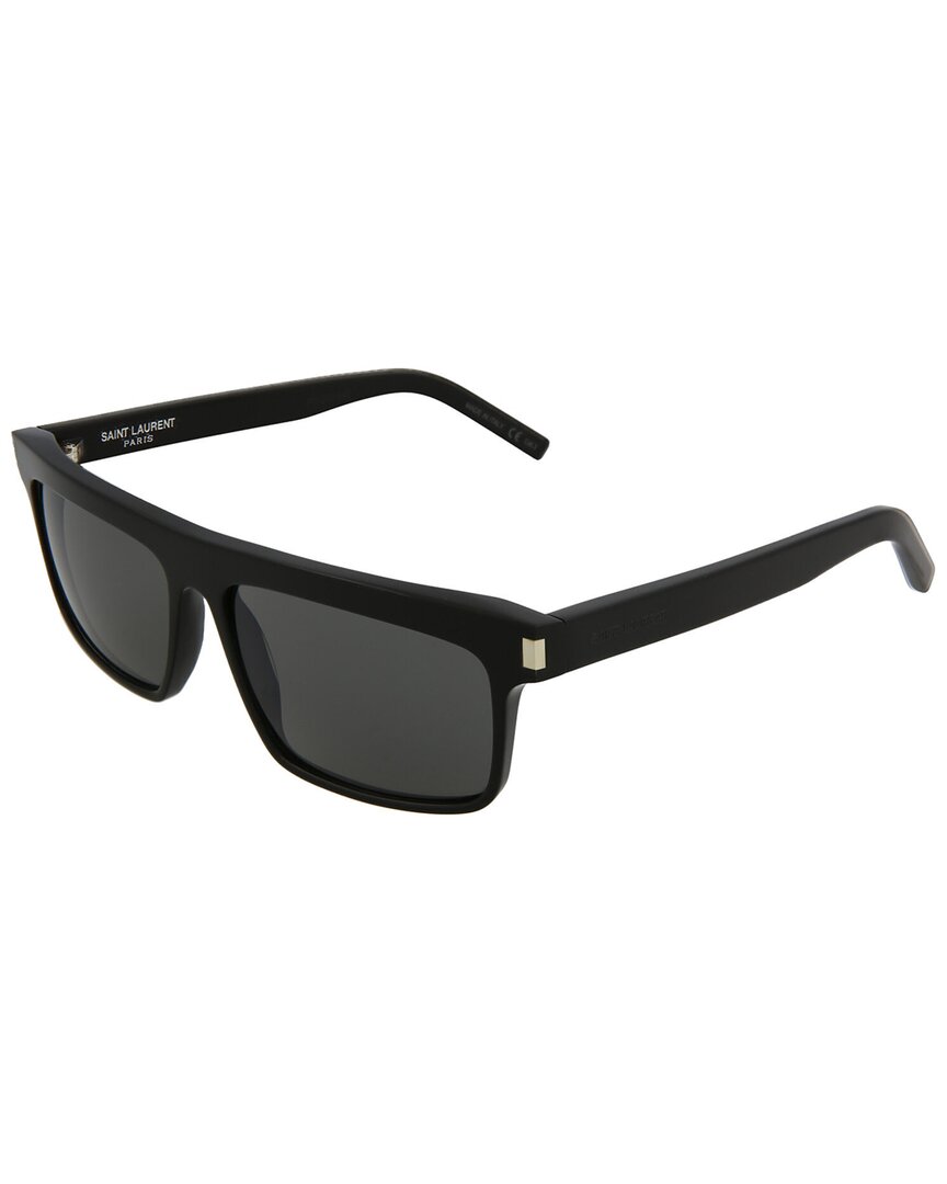 Saint Laurent Men's Sl246 57mm Sunglasses In Grey