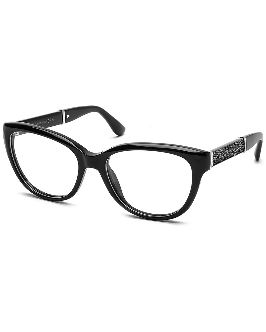 Jimmy Choo Women's 53 Mm Eyeglasses In Black