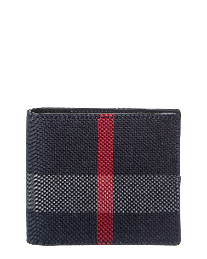 Burberry Check Canvas Bifold Wallet