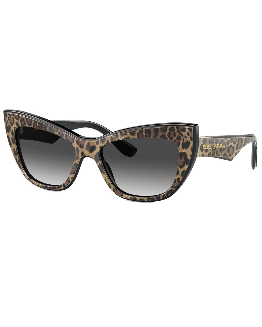 Dolce & Gabbana Women's Brown/Black/Grey Dg4417 54Mm Sunglasses