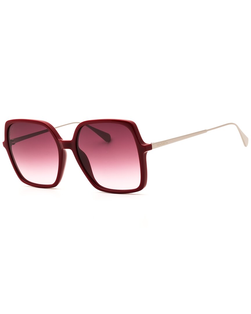 Max & Co By Max Mara Women's Mo0010 57mm Sunglasses In Burgundy