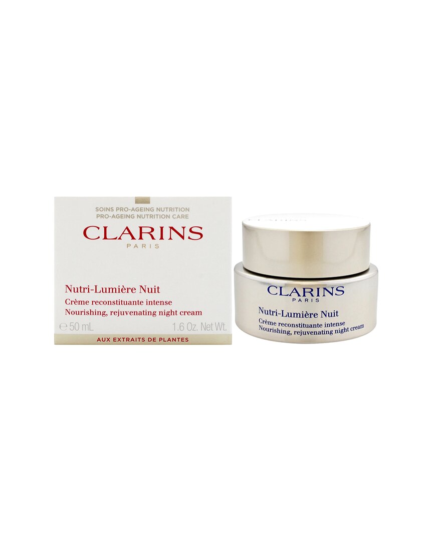 Clarins Unisex 1.6oz Nutri-lumière Night Cream - Anti-aging + Nourishing Night Moisturizer For Matur