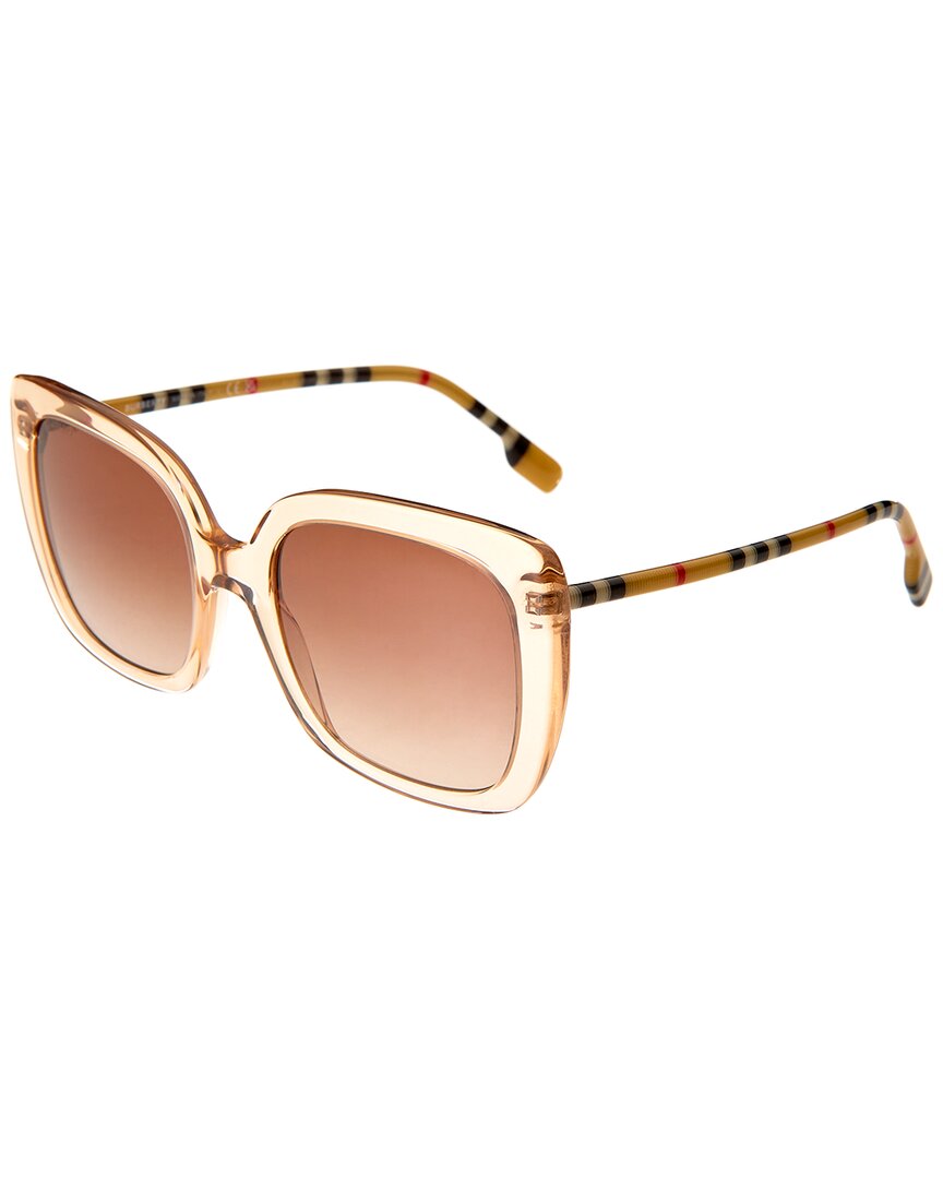Burberry Unisex 0be4323 54mm Sunglasses In Gold