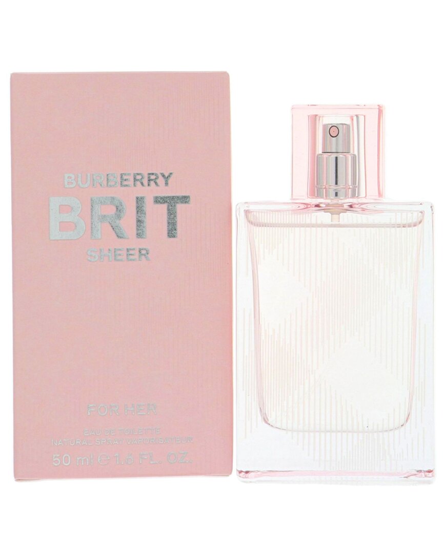 Burberry Women's 1.6oz Brit Sheer Edt In Transparent