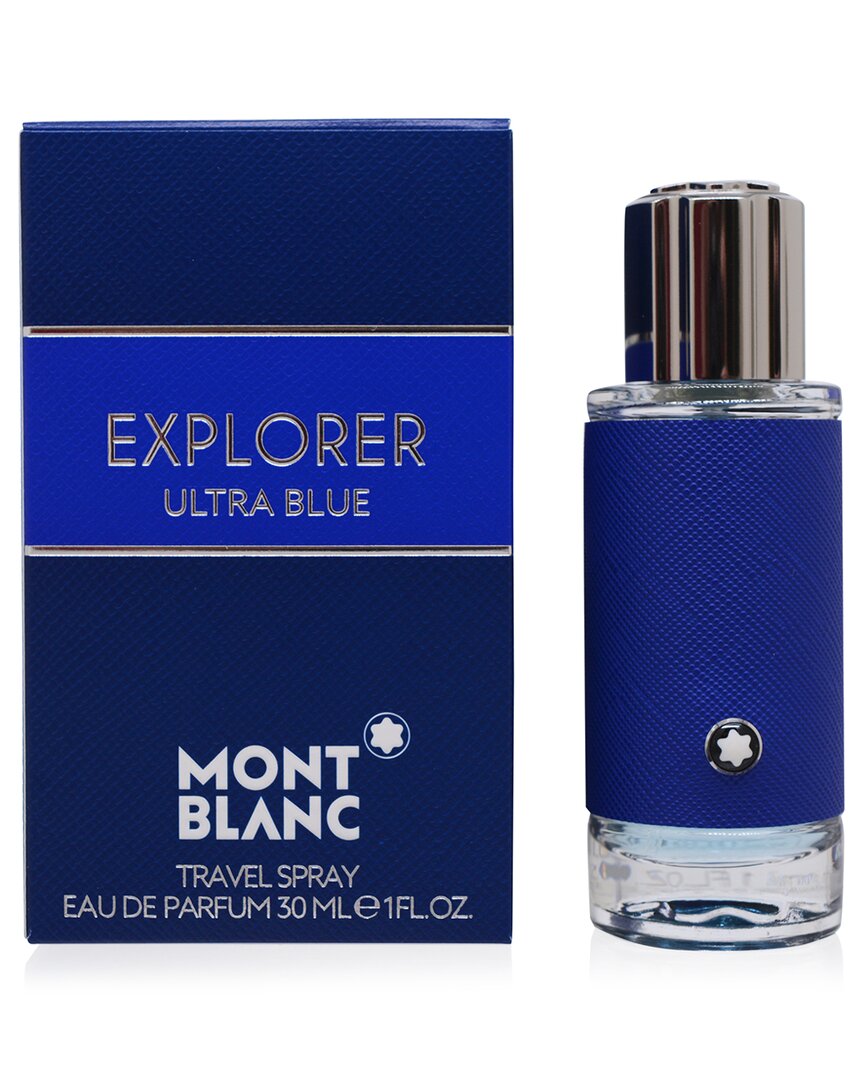 Montblanc Men's 1oz Explorer Ultra Blue Edp Spray In White