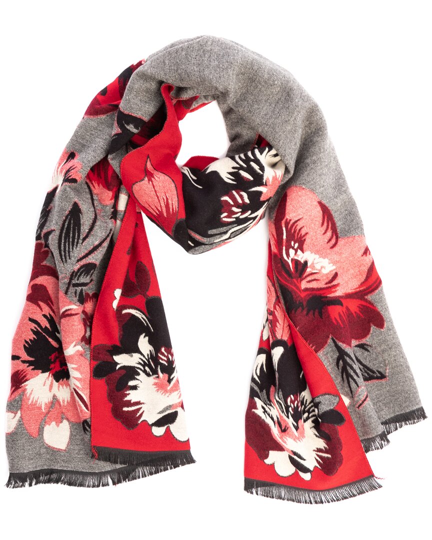Shop Saachi Reversible Scarf In Red