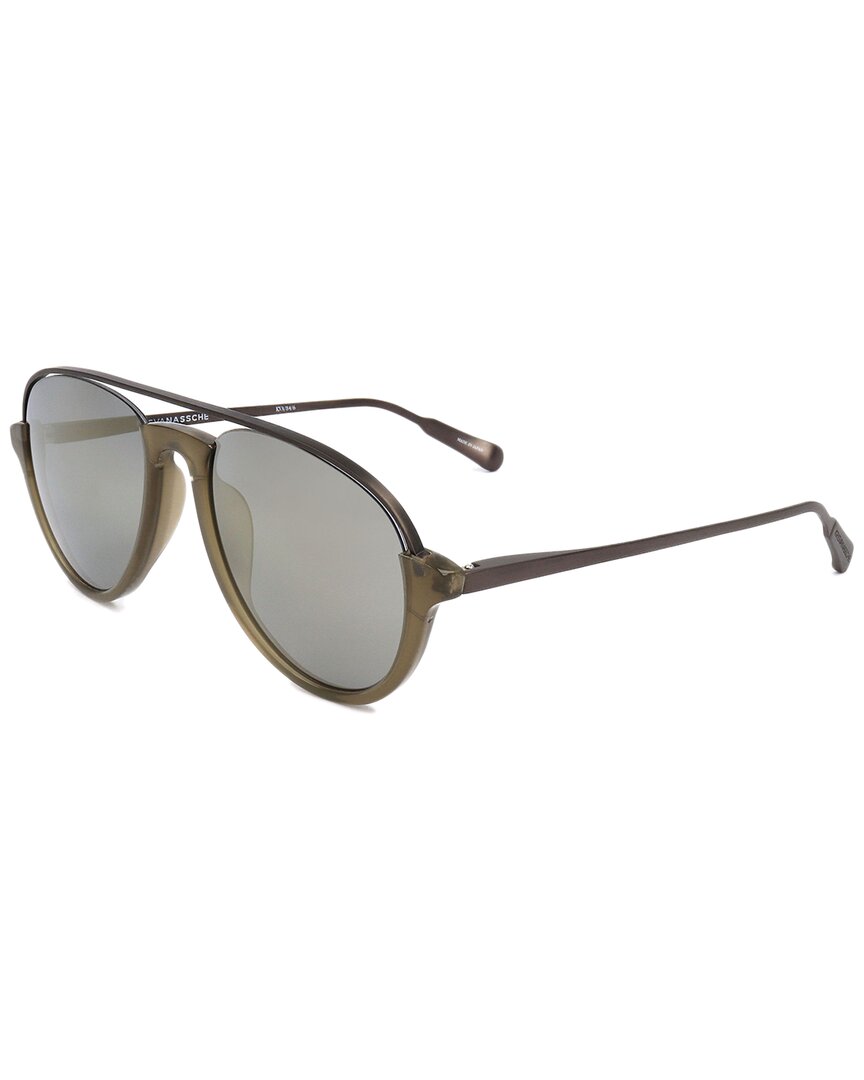 Kris Van Assche By Linda Farrow Gallery Kris Van Assche By Linda Farrow Unisex Kva84 55mm Sunglasses In Grey