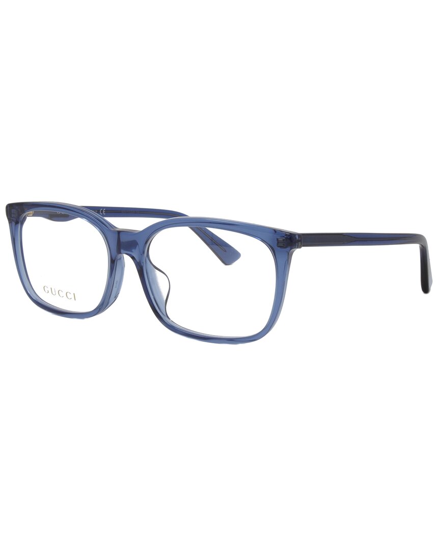 Gucci Men's Gg0333oa 55mm Optical Frames In Blue