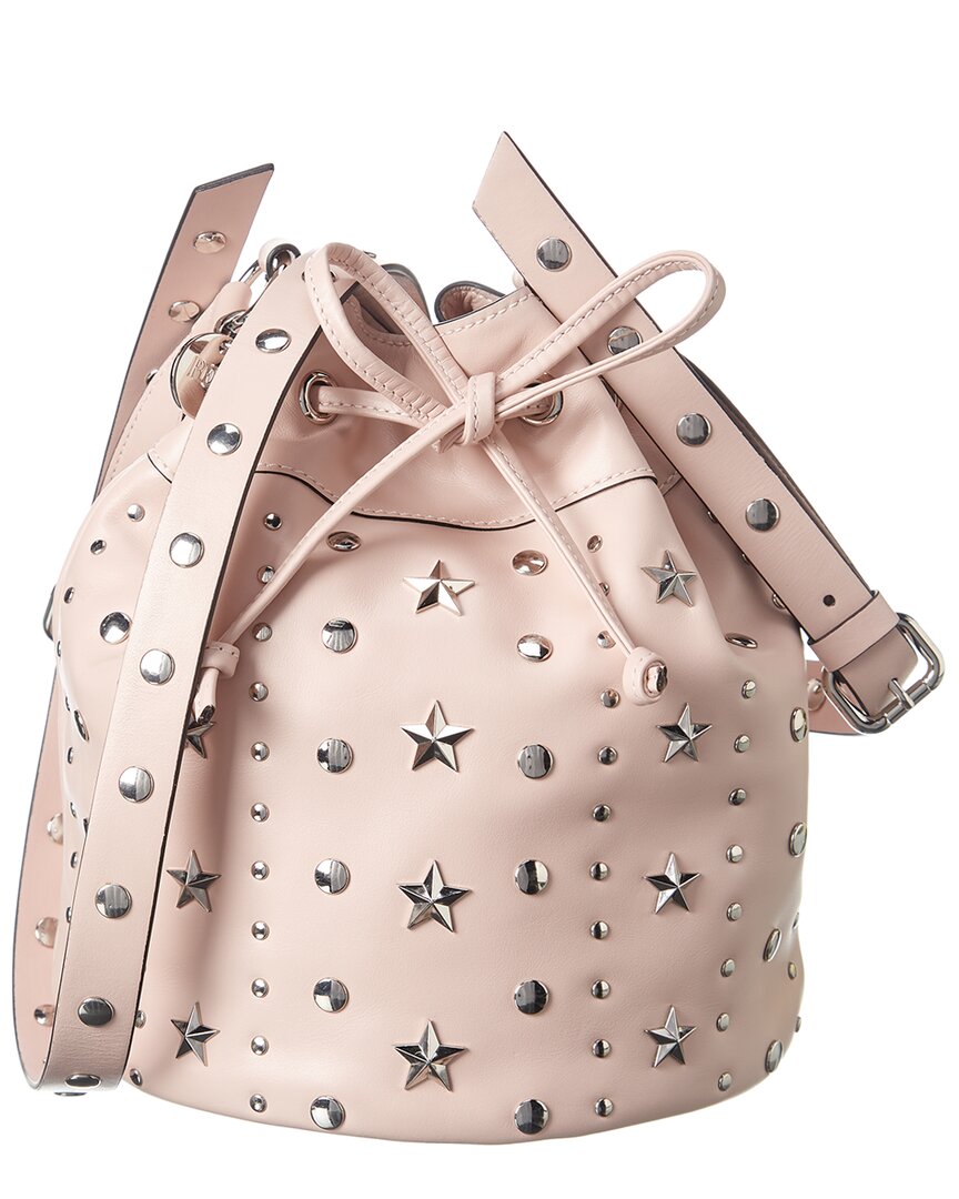 Image of RED Valentino Sky Combat Leather Bucket Bag