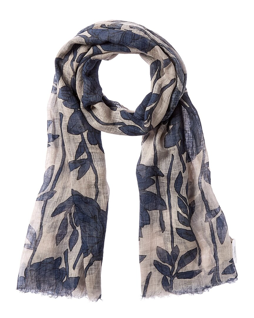 Brunello Cucinelli Linen Scarf In Neutral